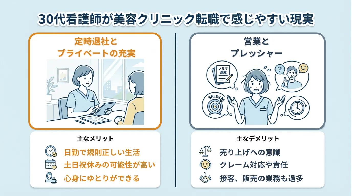 看護師が美容クリニックへ転職した30代で感じやすい現実 MV